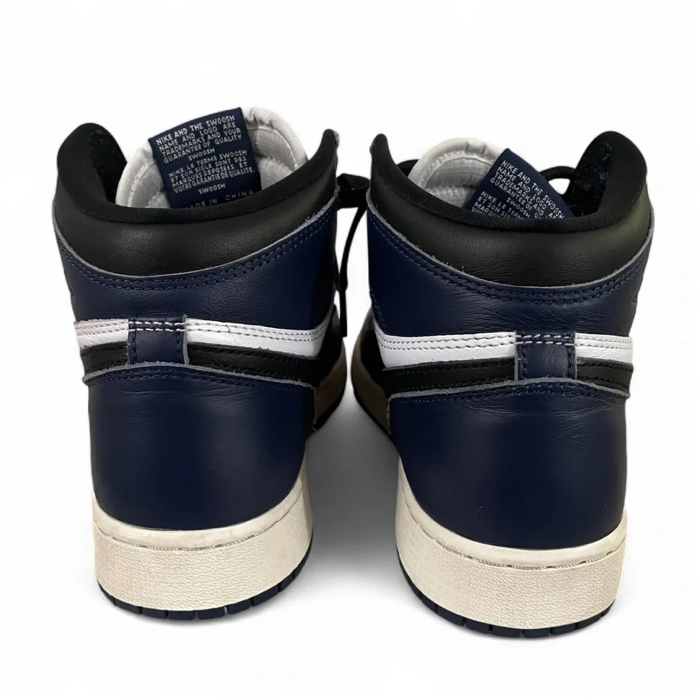 Air Jordan 1 Retro High OG PS Midnight Navy Black White FD1437-401 Size 6.5 Kids - Picture 2 of 7